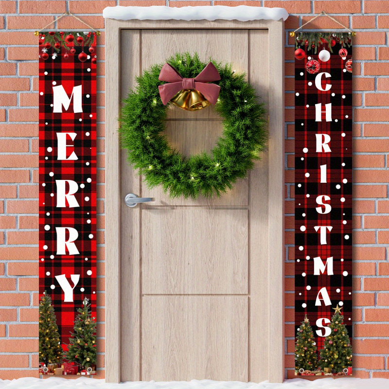 Wedding Power Supply - 1pairof2Dflat, Christmas couplet decoration, Christmas theme,