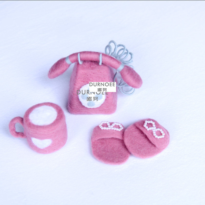 Photo Booth Prop - Wool Felt Doll Newborn Photography Props