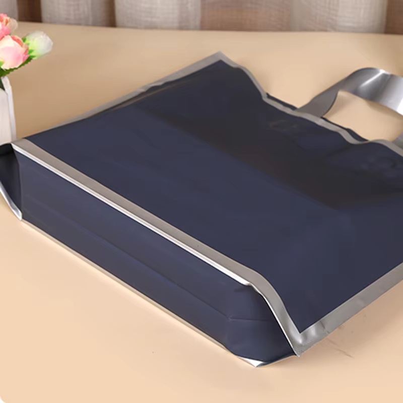 Wedding Supply Store - 50Pcs Frosted hand shopping bag, silver