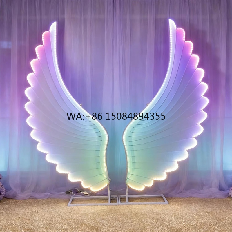 Wedding Led - Glowing Angel Wings Light Props Color