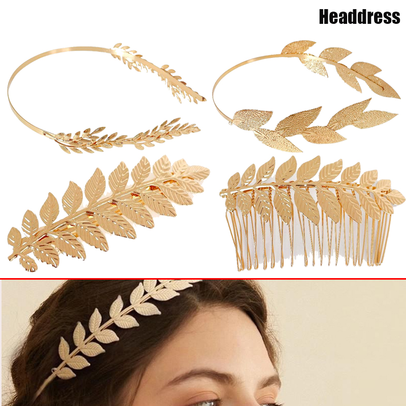 Wedding Supply Store - 1PC New Retro Gold Color Leaf