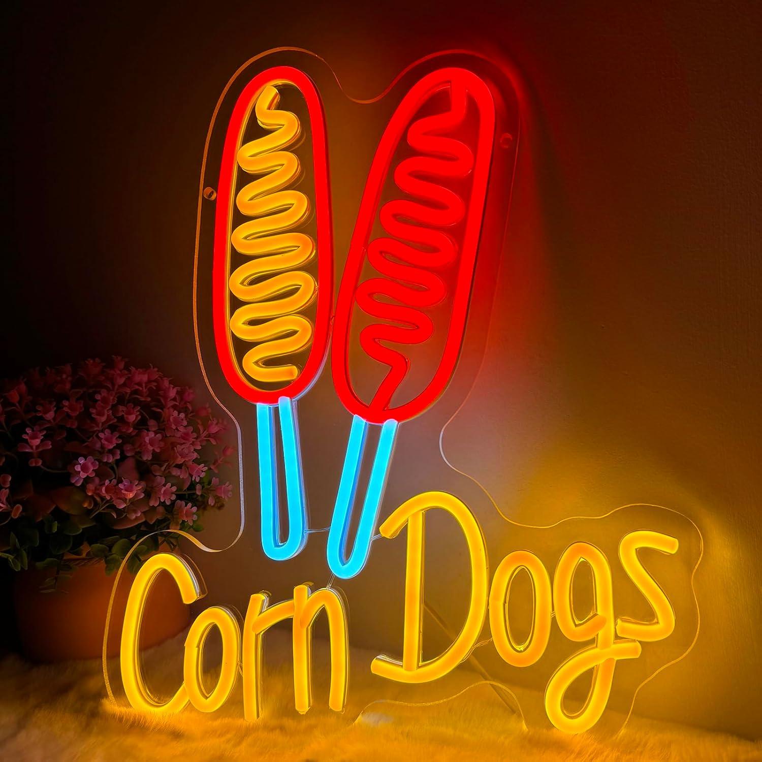 Wedding Led - Corn Dog Neon Sign Snack USB