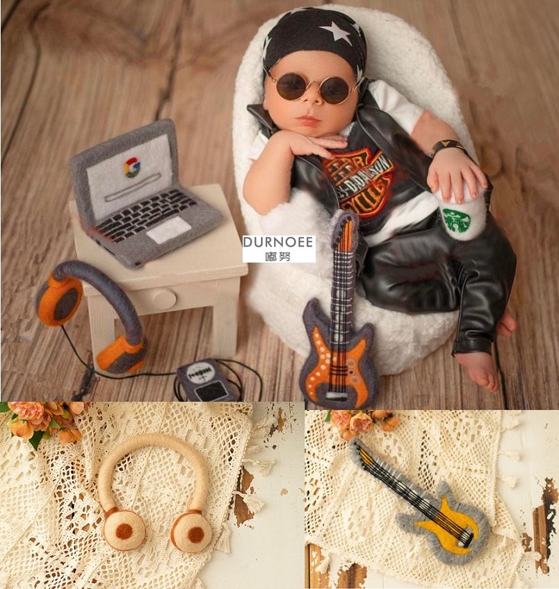 Wool Felt Doll Newborn Photogr - Photo Booth Prop recension och pris