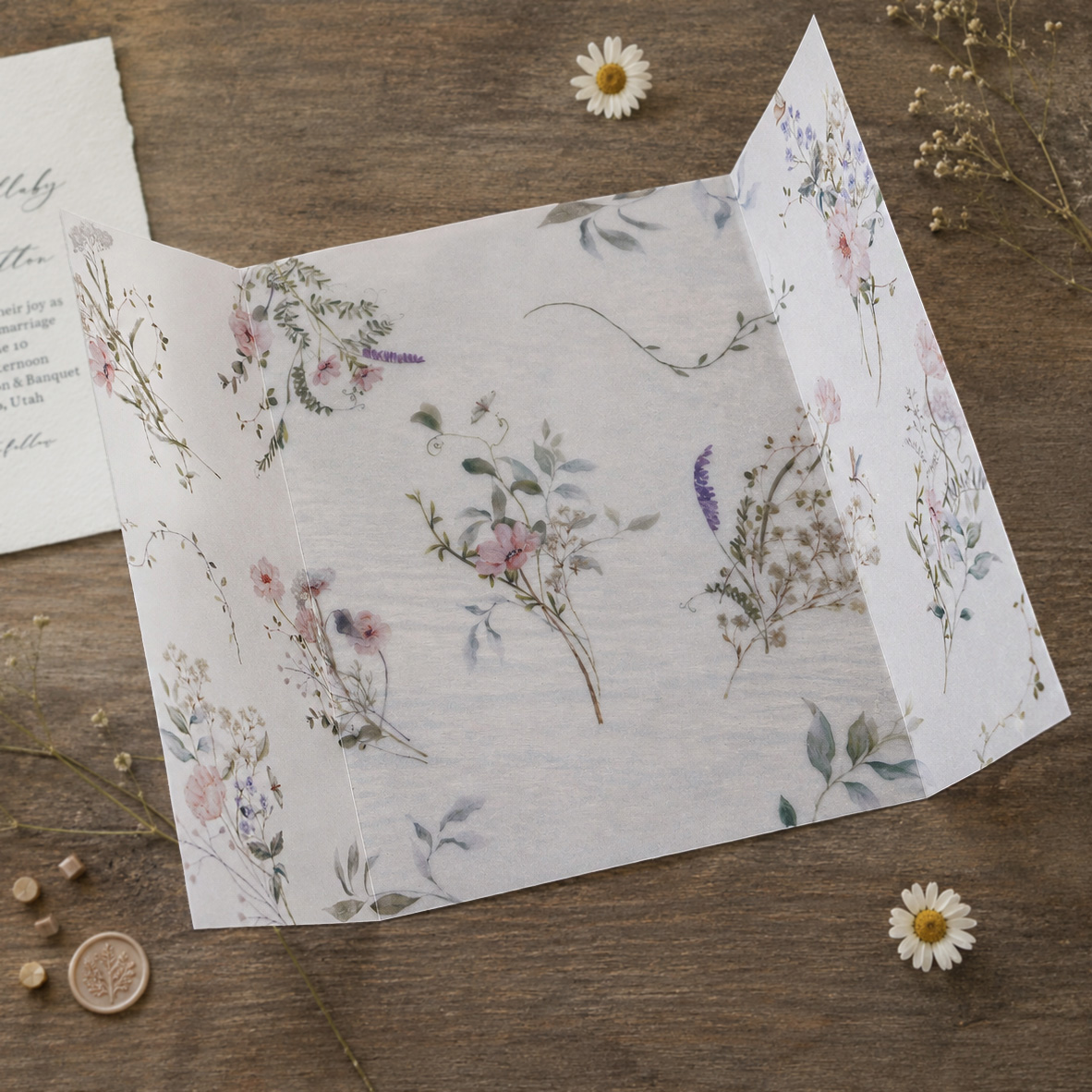 20/50pcs Vellum Wrap with Wate - Wedding Envelopes recension och pris