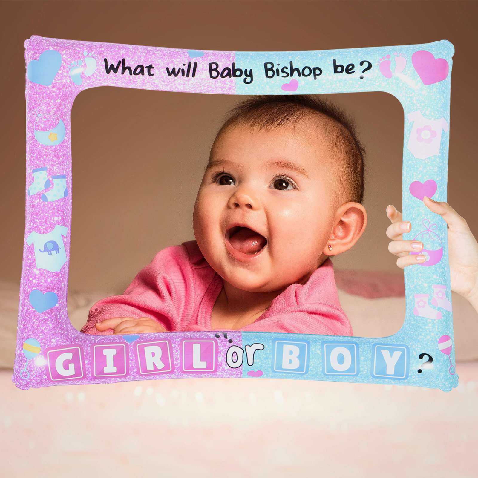Baby Gender Reveal Photo Booth - Photo Booth Prop recension och pris