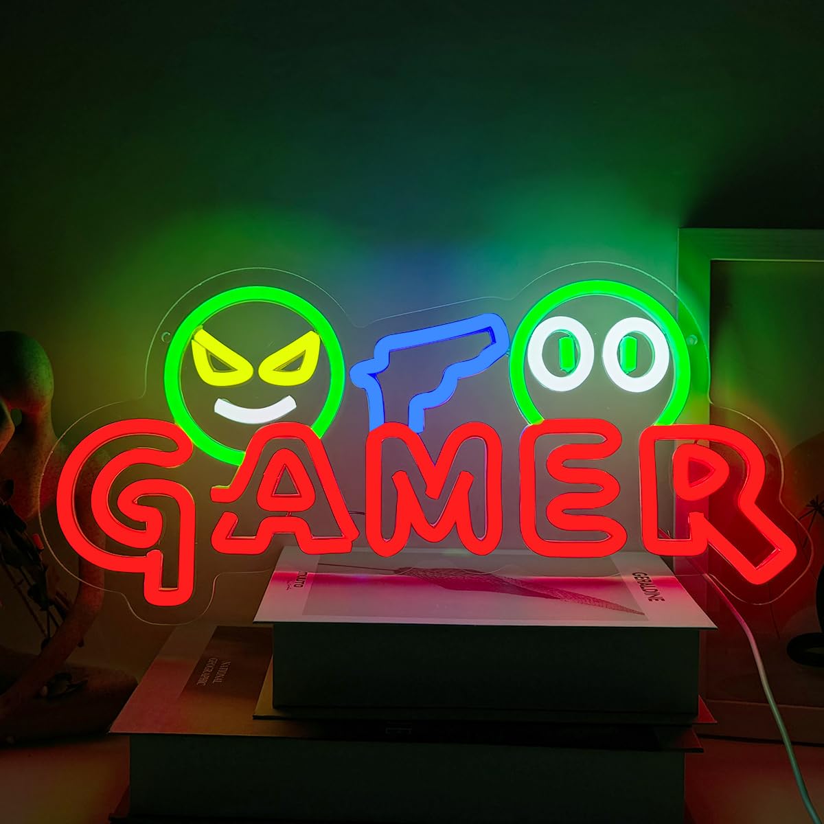 Gamer Neon Sign LED Wall Light - Wedding Led recension och pris