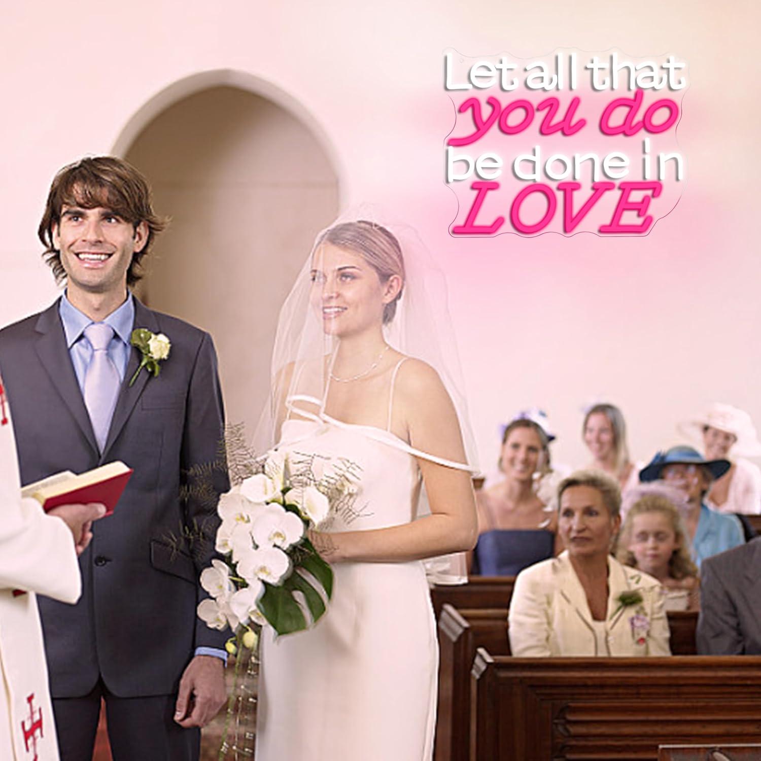Let All That You Do Be Done In - Wedding Led recension och pris