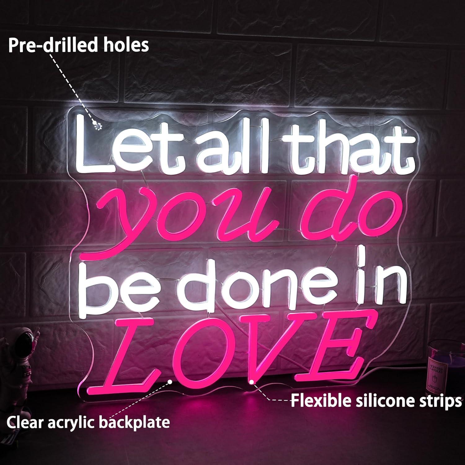 Let All That You Do Be Done In - Wedding Led recension och pris