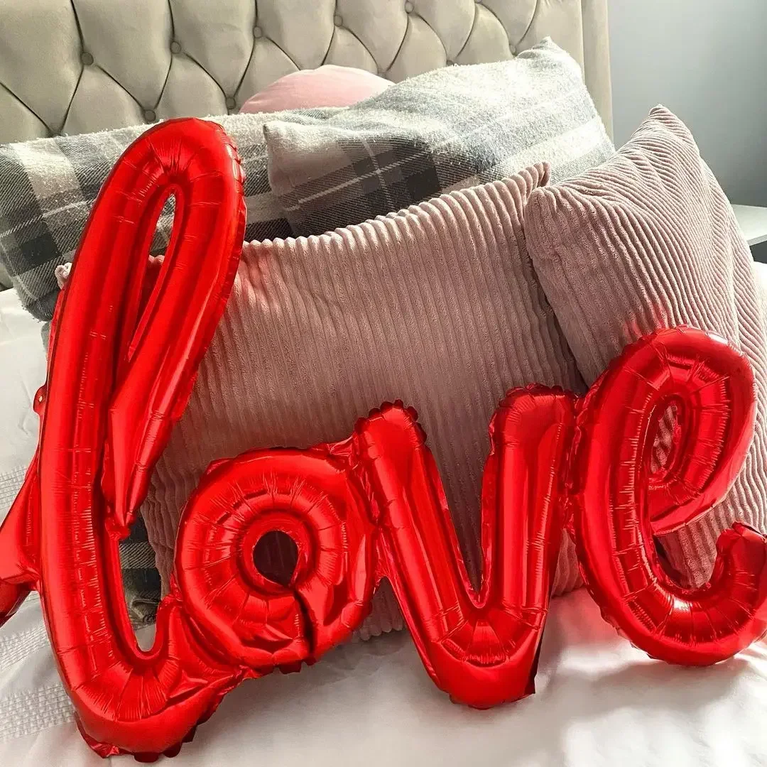 1pc Small Love Letter Foil Bal - Wedding Qq recension och pris