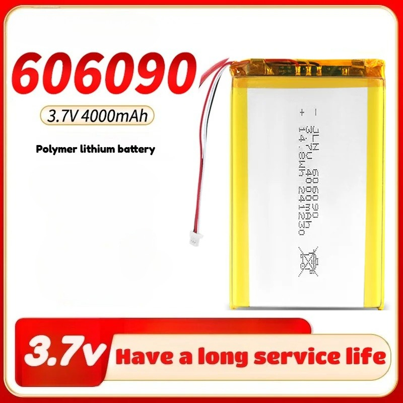 606090 3.7v 4000mAh Rechargeab - Wedding Power Supply recension och pris