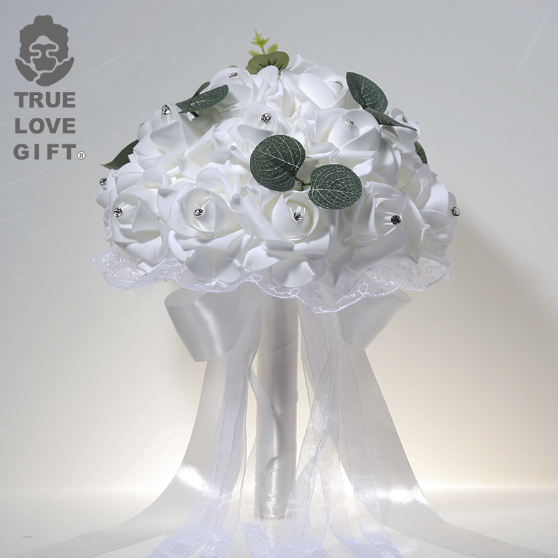 1 Pcs Wedding Hand Bouquet Bri - Wedding Ceremony Supply recension och pris