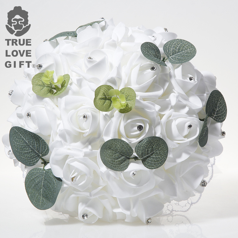 1 Pcs Wedding Hand Bouquet Bri - Wedding Ceremony Supply recension och pris