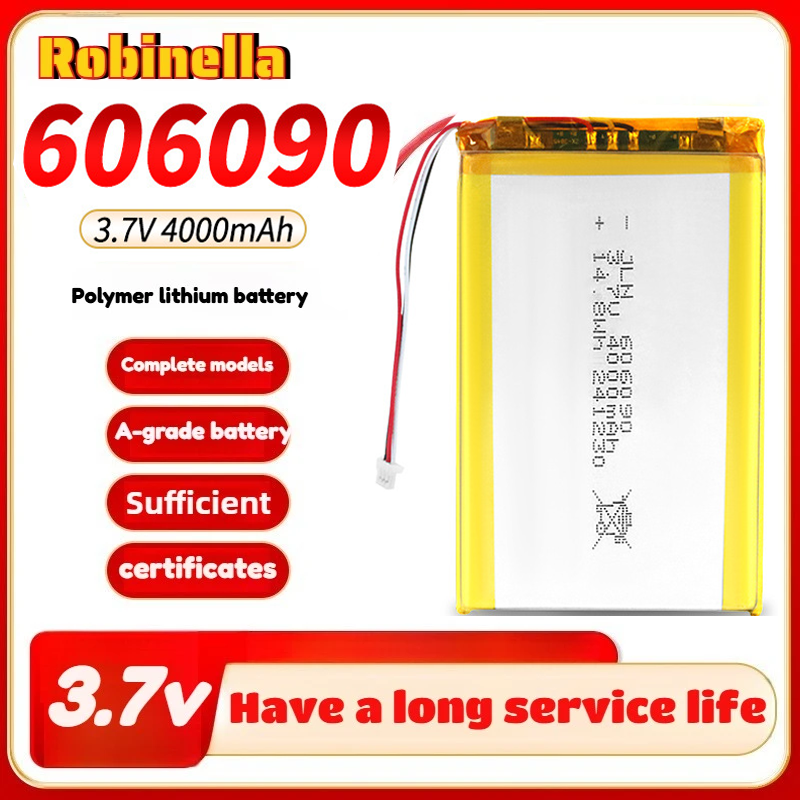 606090 3.7v 4000mAh Rechargeab - Wedding Power Supply recension och pris