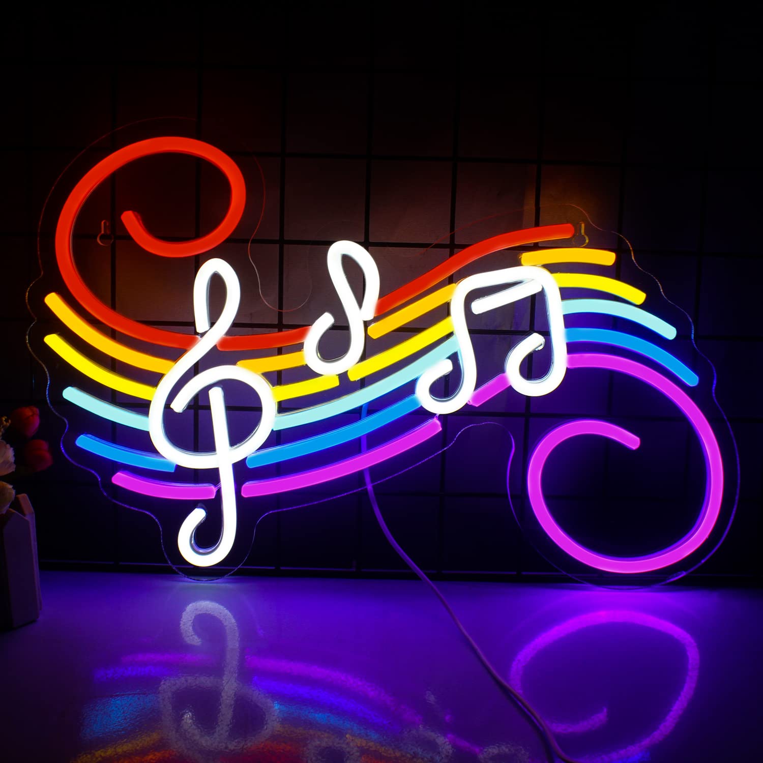 Music Notes Neon Sign Customiz - Wedding Led recension och pris