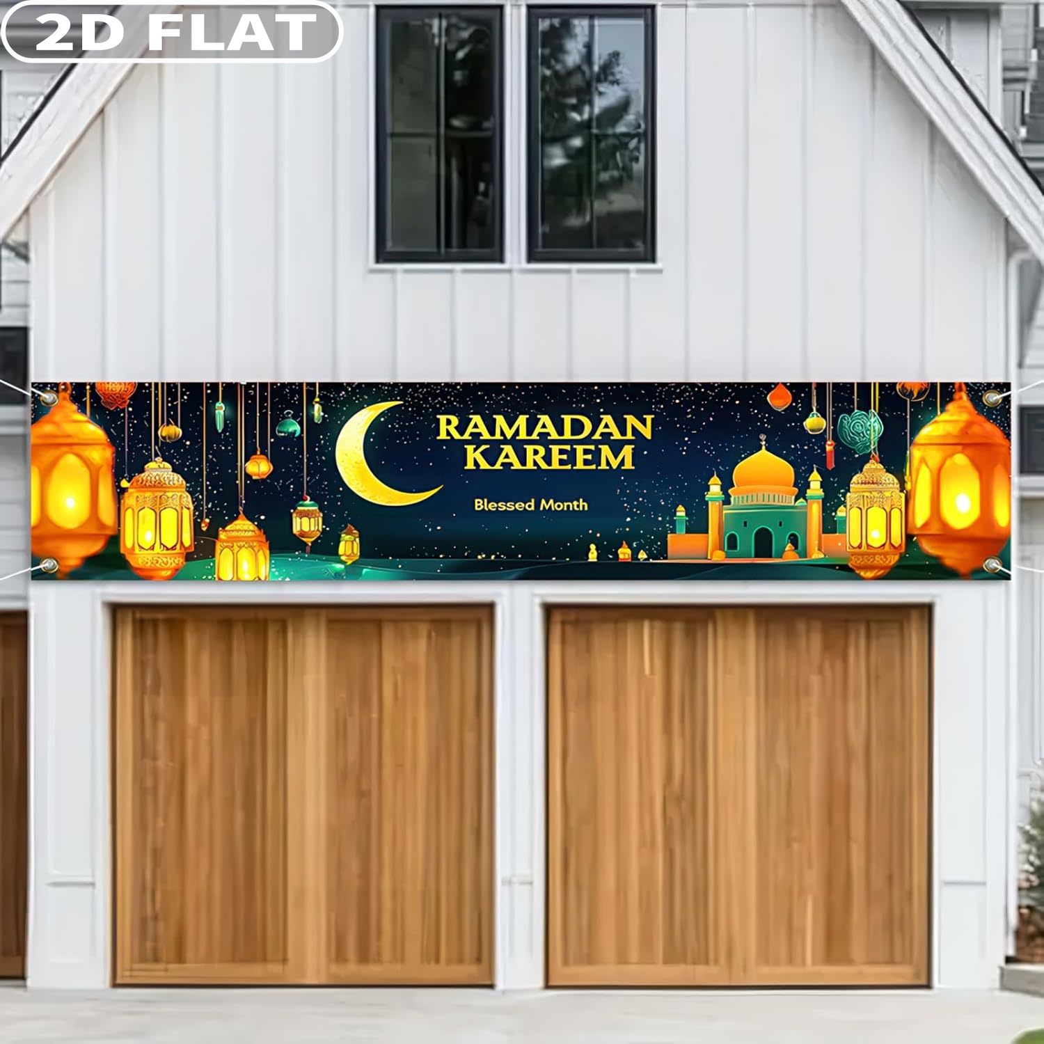 2D FLAT 1pc Ramadan Eid Mubara - Photo Booth Prop recension och pris