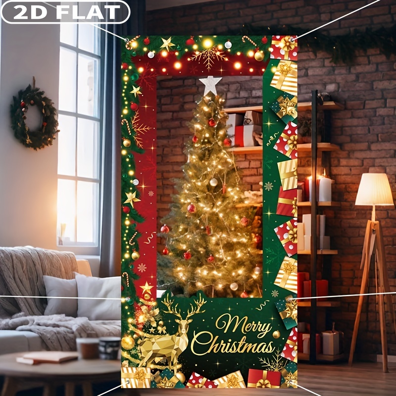2D FLAT 1 pc Green Christmas P - Photo Booth Prop recension och pris