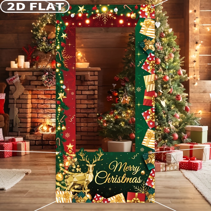 2D FLAT 1 pc Green Christmas P - Photo Booth Prop recension och pris