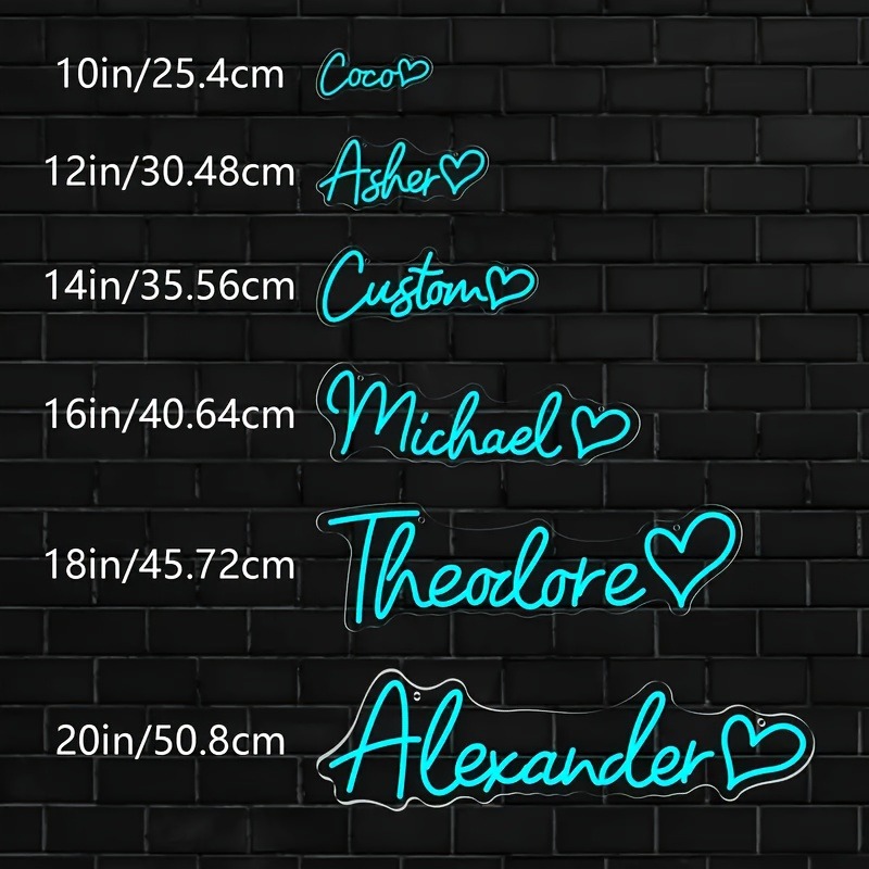 Custom LED Personalized Neon S - Wedding Led recension och pris