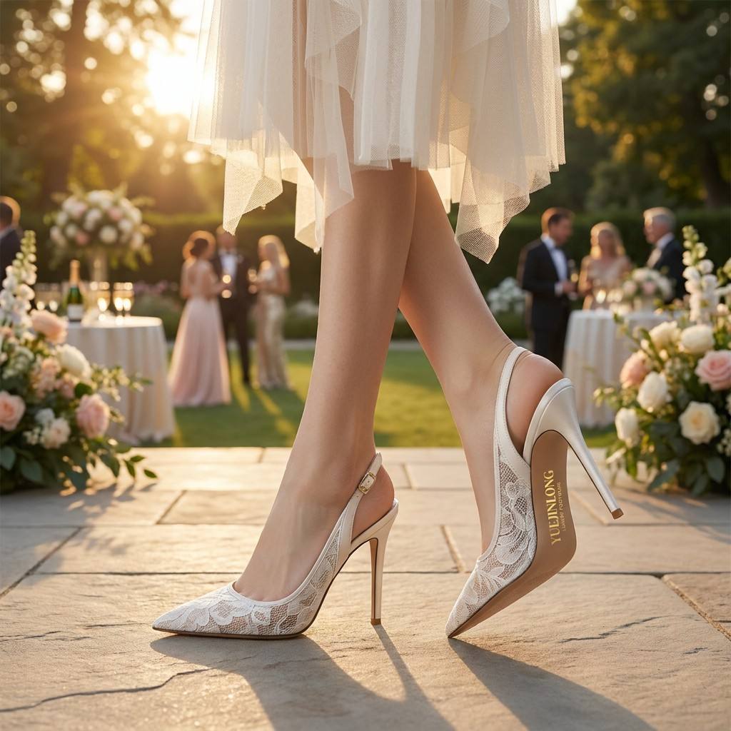 Sexy Sharp Toe Lace Mules Wome - Wedding Super recension och pris
