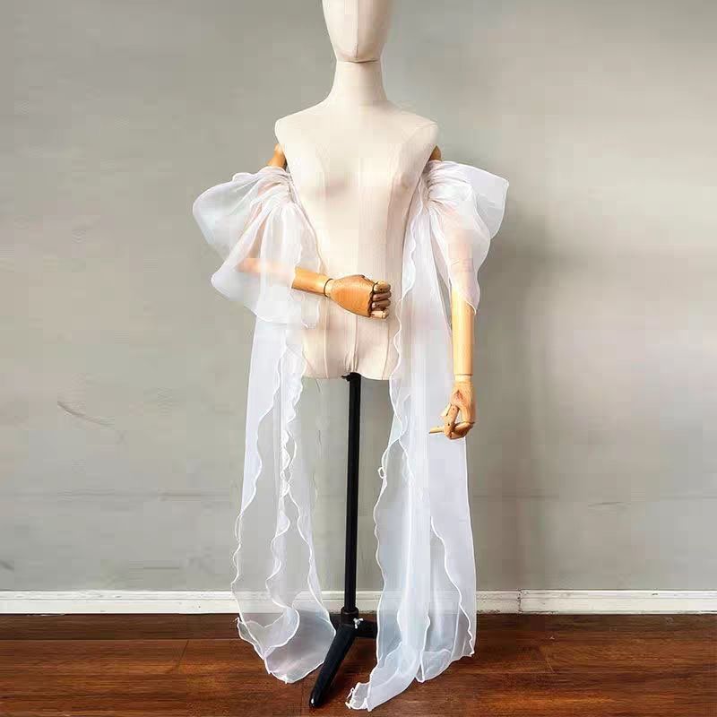 Bridal Sleeve Organza Detachab - Wedding Dress Supply recension och pris