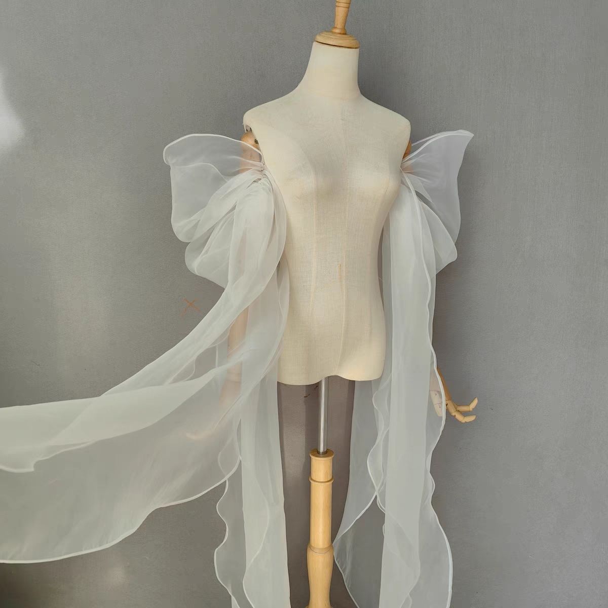 Bridal Sleeve Organza Detachab - Wedding Dress Supply recension och pris