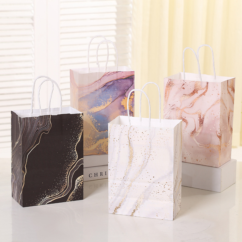 5Pcs Marble Design Kraft Paper - Wedding Supply List recension och pris