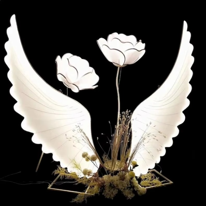 Glowing Angel Wings Light Prop - Wedding Led recension och pris