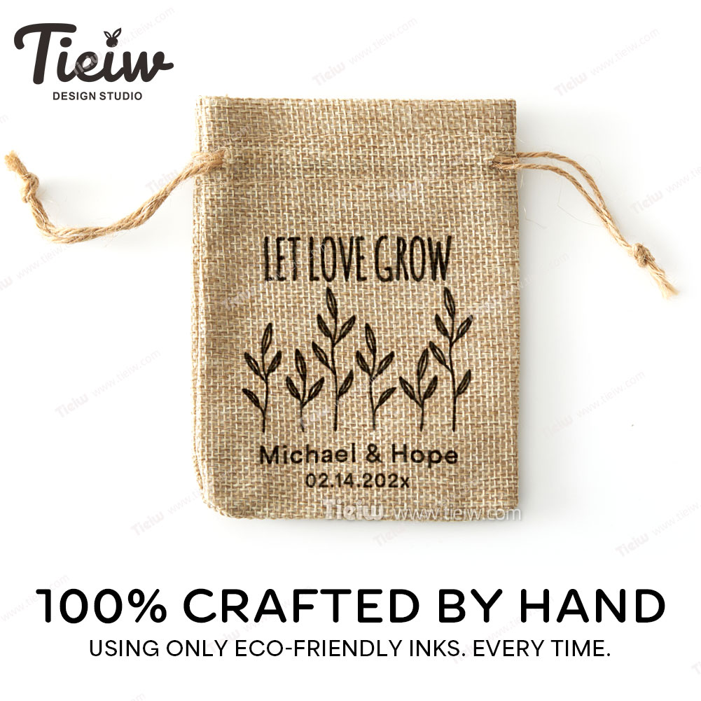 25PCS-Personalized Burlap Wedd - Wedding Supply List recension och pris