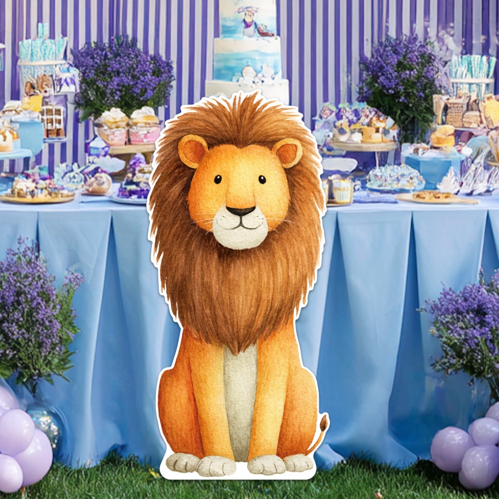 Animal Cardboard Cutout Stande - Photo Booth Prop recension och pris