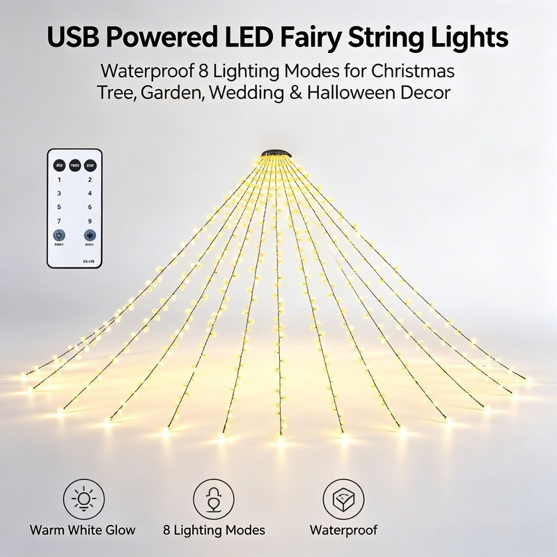 USB LED Fairy String Lights, W - Wedding Led recension och pris