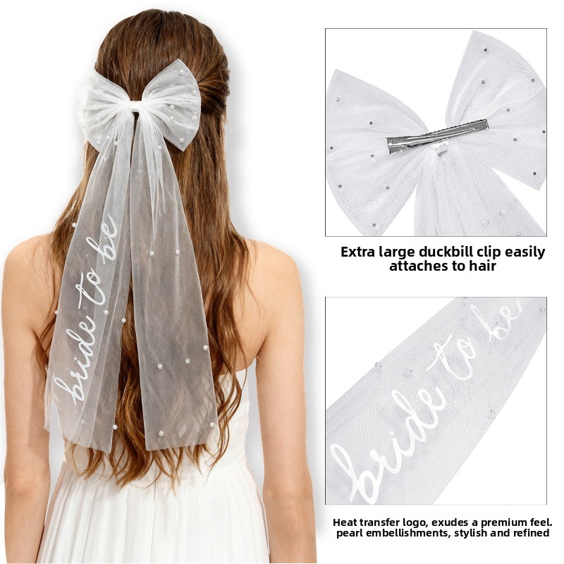 Bride To Be Bow Veil - Bachelo - Wedding Supply List recension och pris