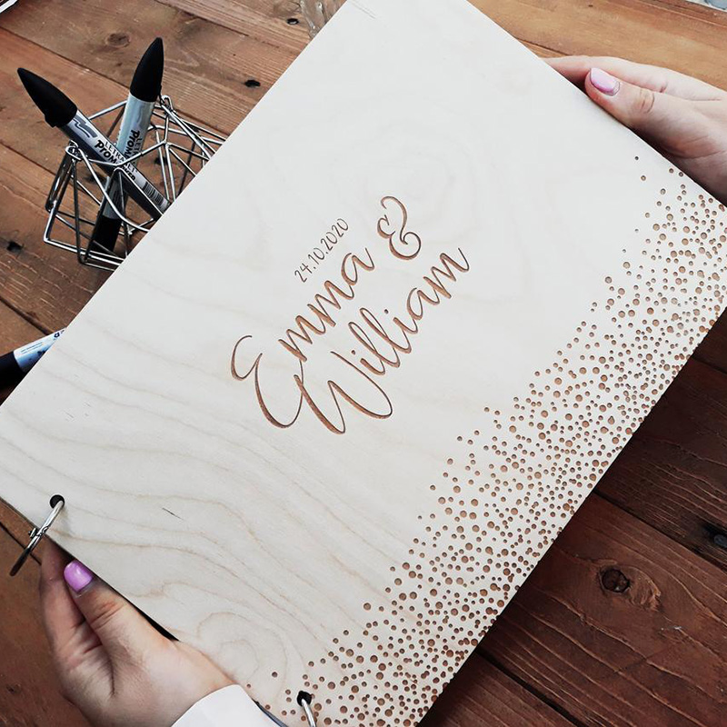 Personalized Wedding Guestbook - Wedding Supply List recension och pris
