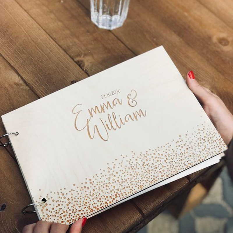 Personalized Wedding Guestbook - Wedding Supply List recension och pris