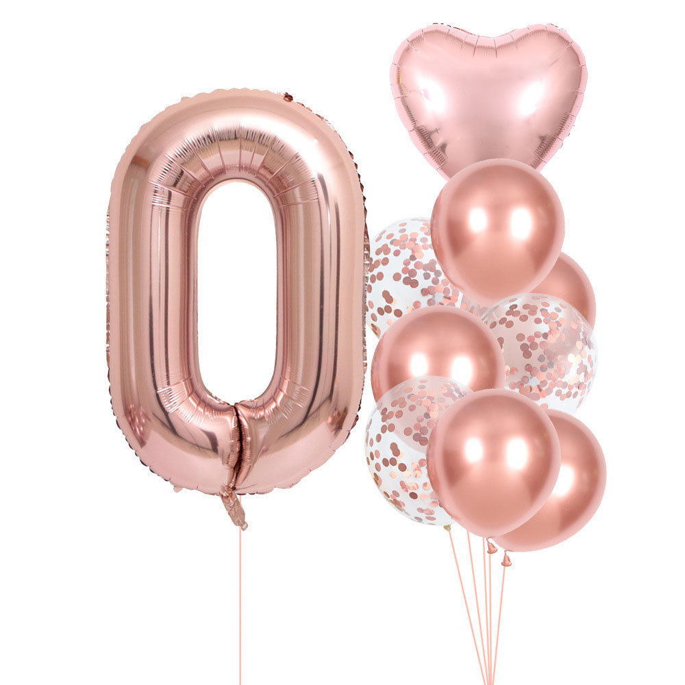 40 Inch 0-9 Rose Gold Number B - Wedding Ceremony Supply recension och pris