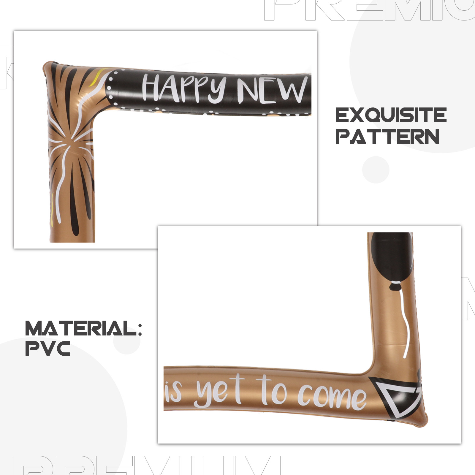 Inflatable Happy New Year Phot - Photo Booth Prop recension och pris