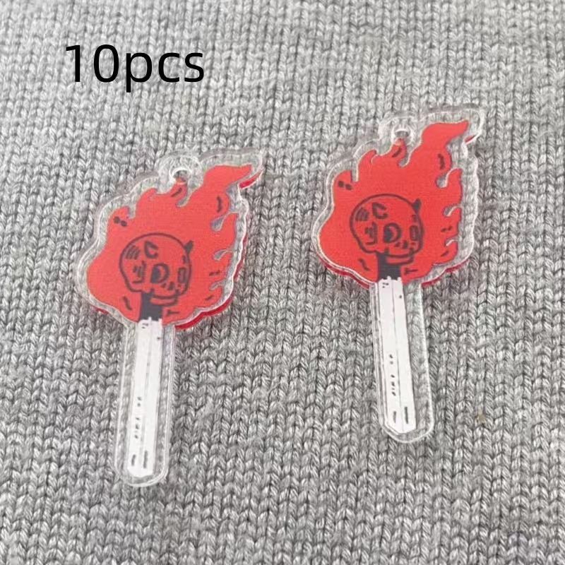 10pcs acrylic skull pendant, D - Wedding Yes recension och pris