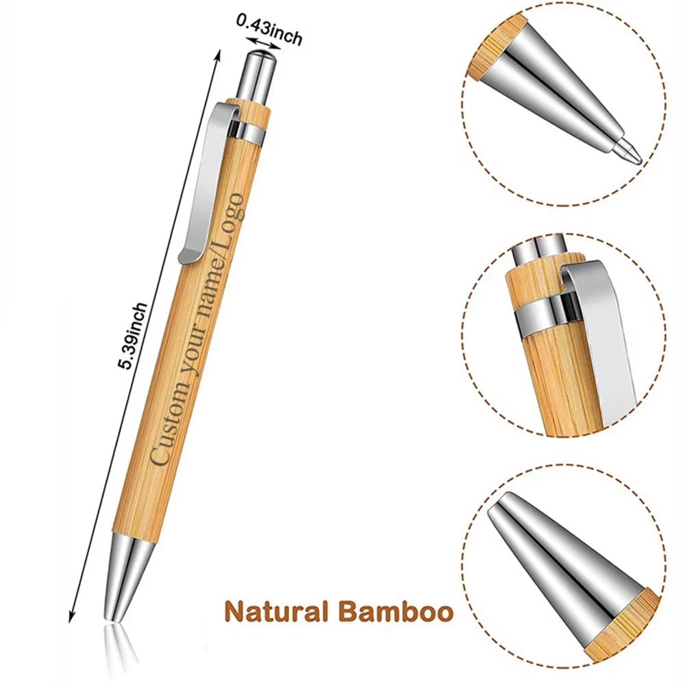200-20Pcs Bamboo Pen Custom Lo - Wedding Supply List recension och pris