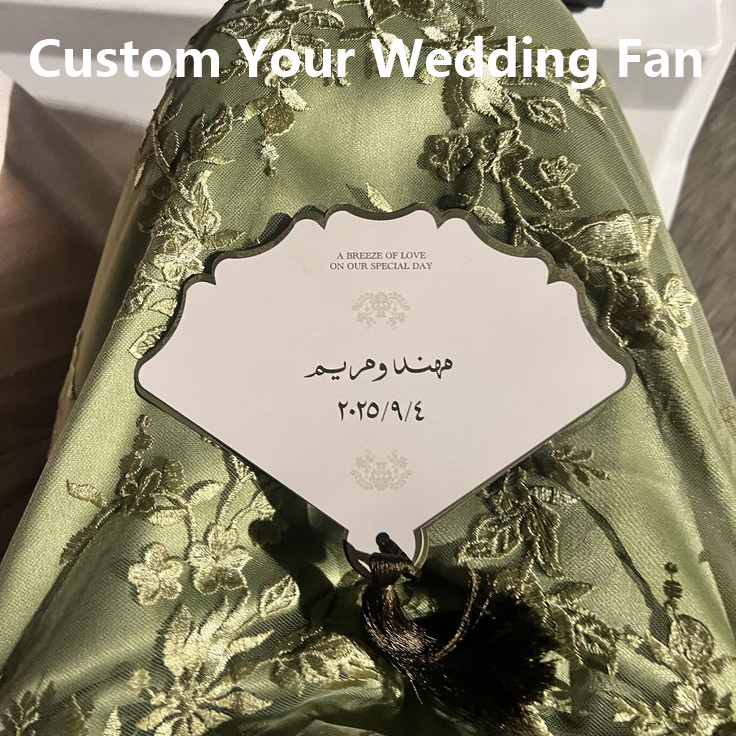 Custom Luxury Wedding Fan Pers - Wedding Ceremony Supply recension och pris