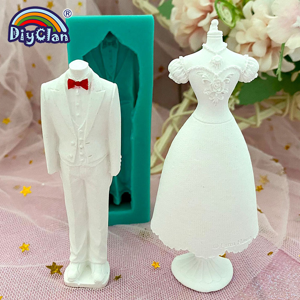 Marry Decoration Silicone Mold - Wedding Dress Supply recension och pris