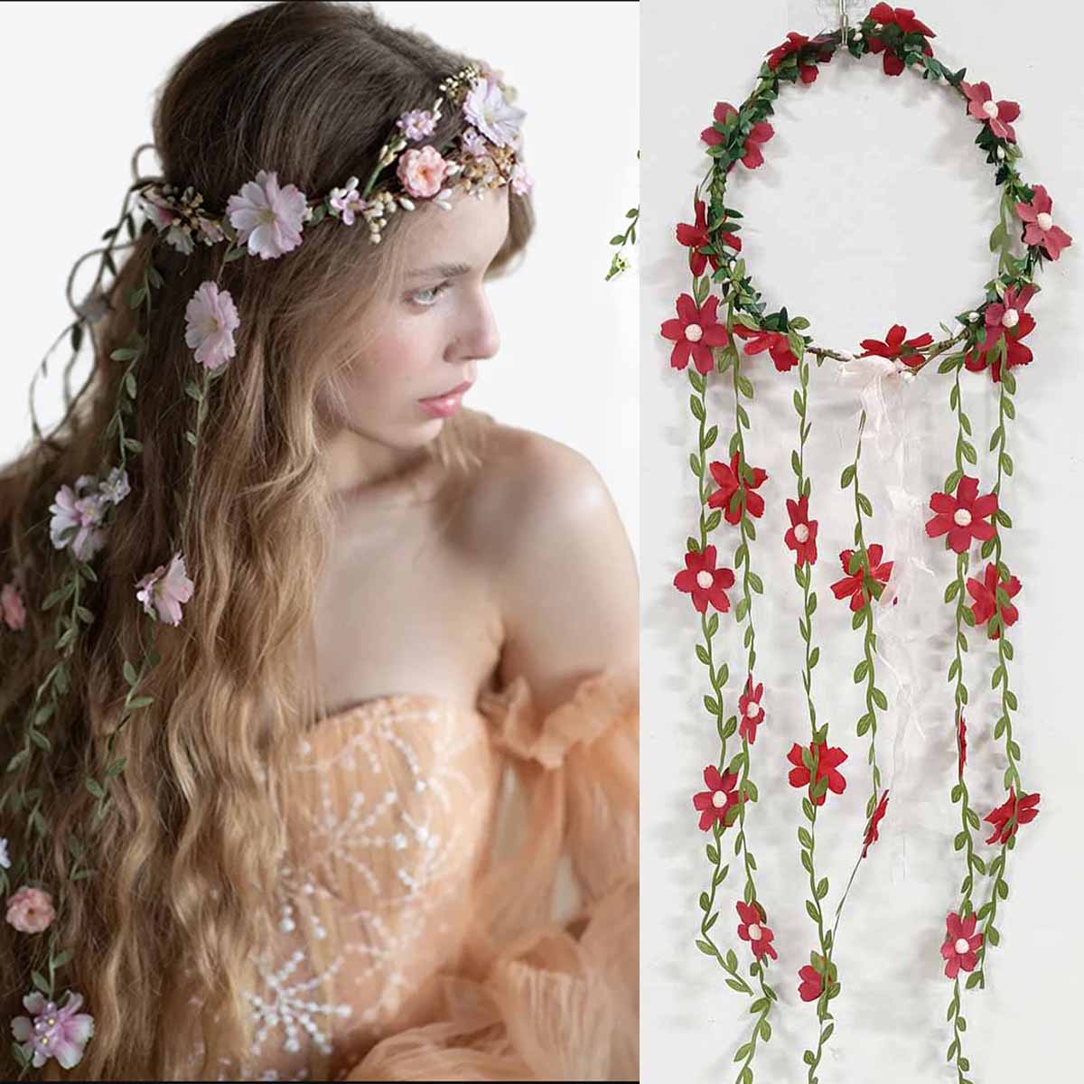 Bohemian Rattan Flower Vines C - Wedding Supply Store recension och pris