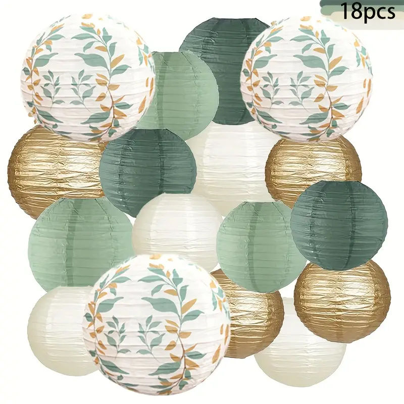18-Piece Green Series Sage Gol - Wedding Ceremony Supply recension och pris