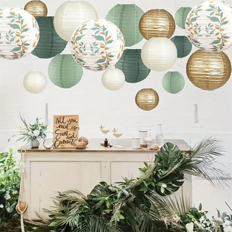 18-Piece Green Series Sage Gol - Wedding Ceremony Supply recension och pris