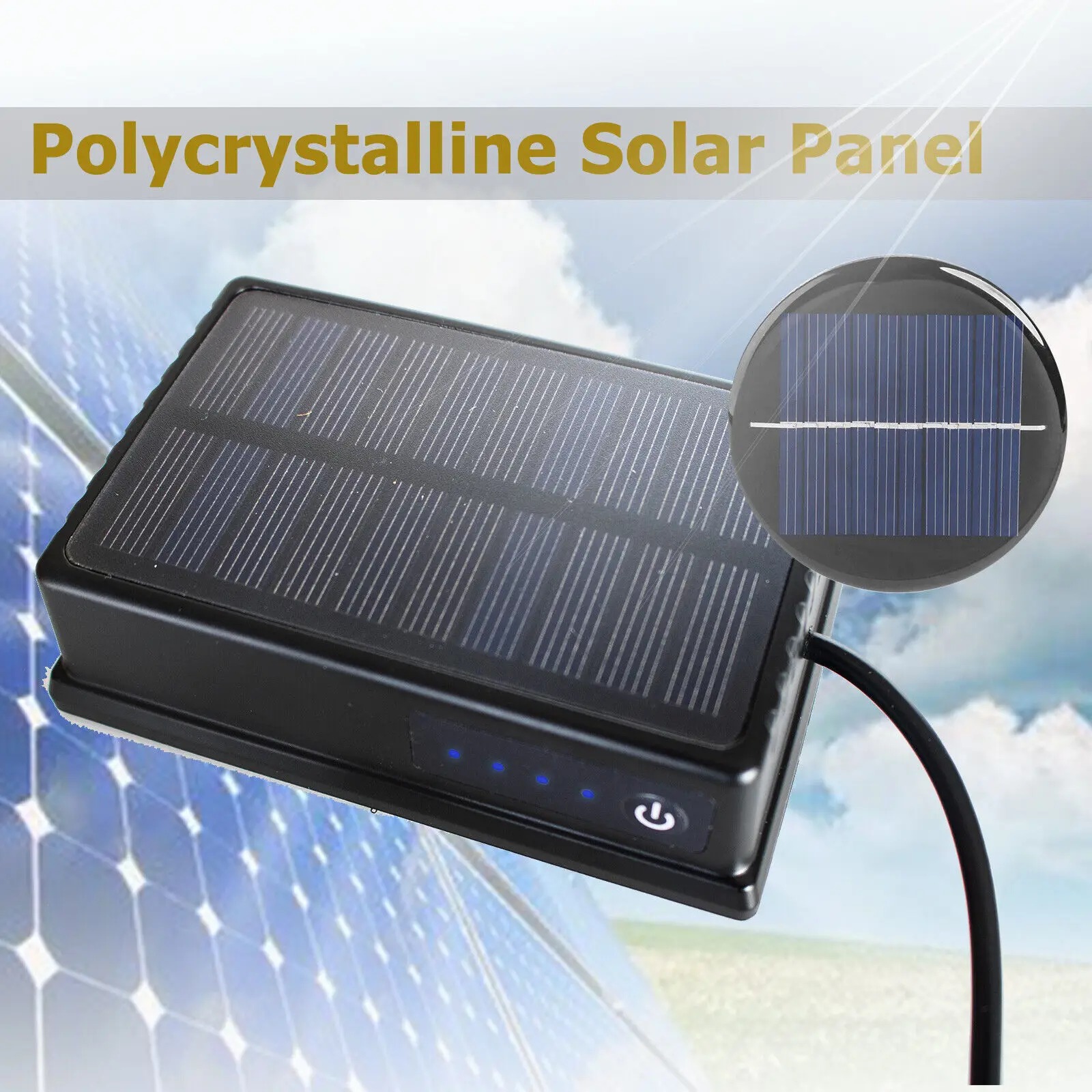 Magnetic Solar Rechargeable Po - Wedding Power Supply recension och pris