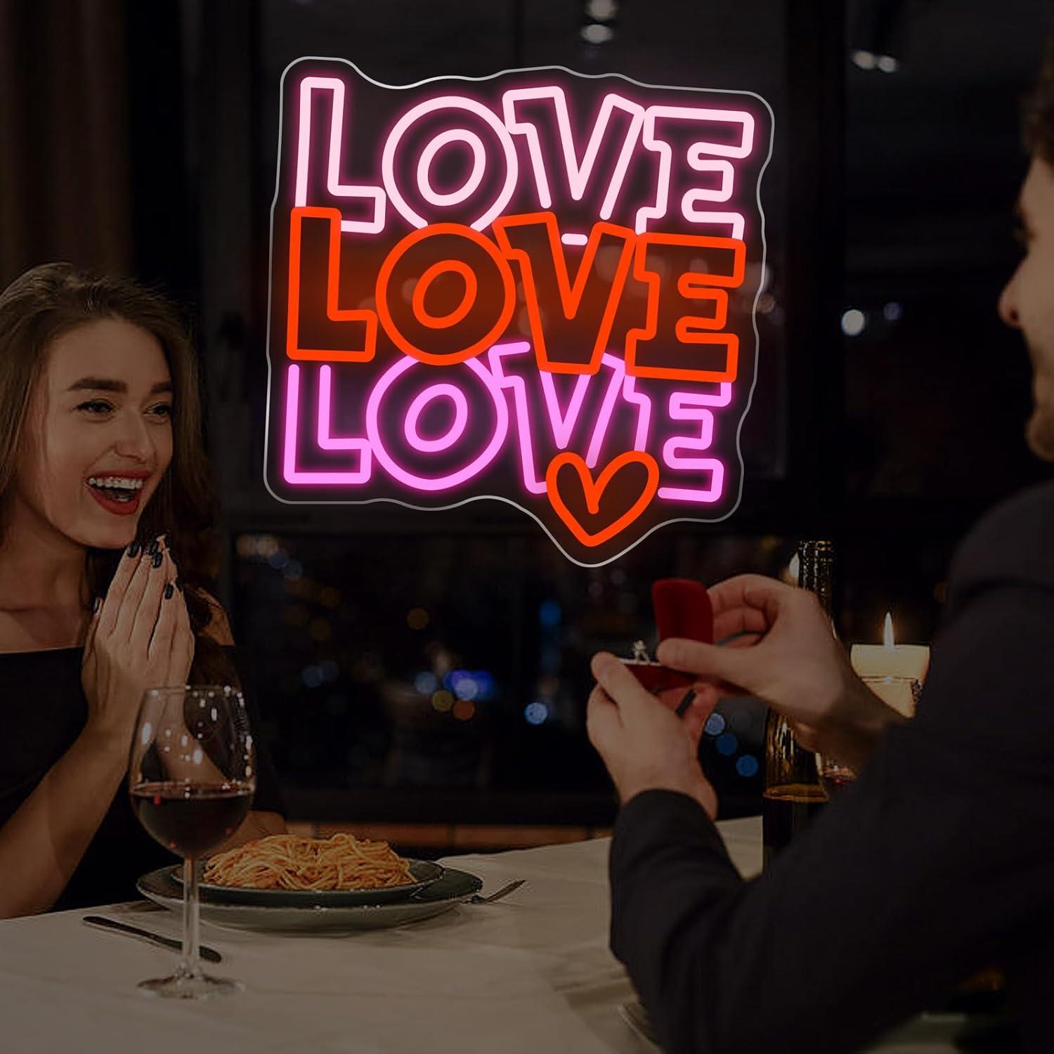 Love Neon Sign USB Dimmable LE - Wedding Led recension och pris