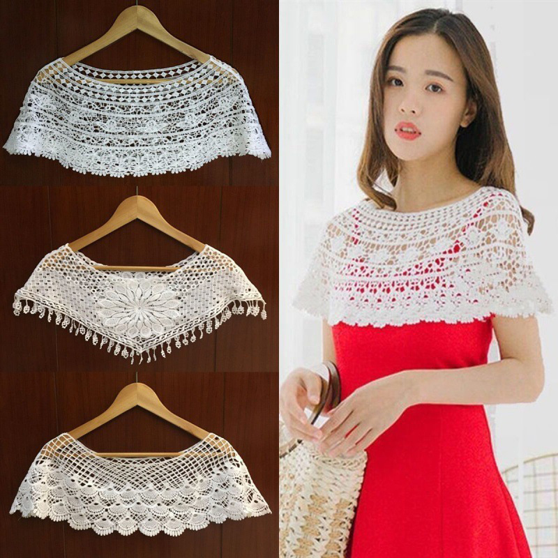 Women Knit Hollow Out Shawl Wr - Wedding Dress Supply recension och pris