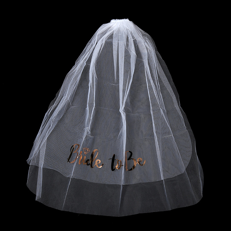 Bride To Be Veil Rose Gold Hen - Wedding Supply Store recension och pris