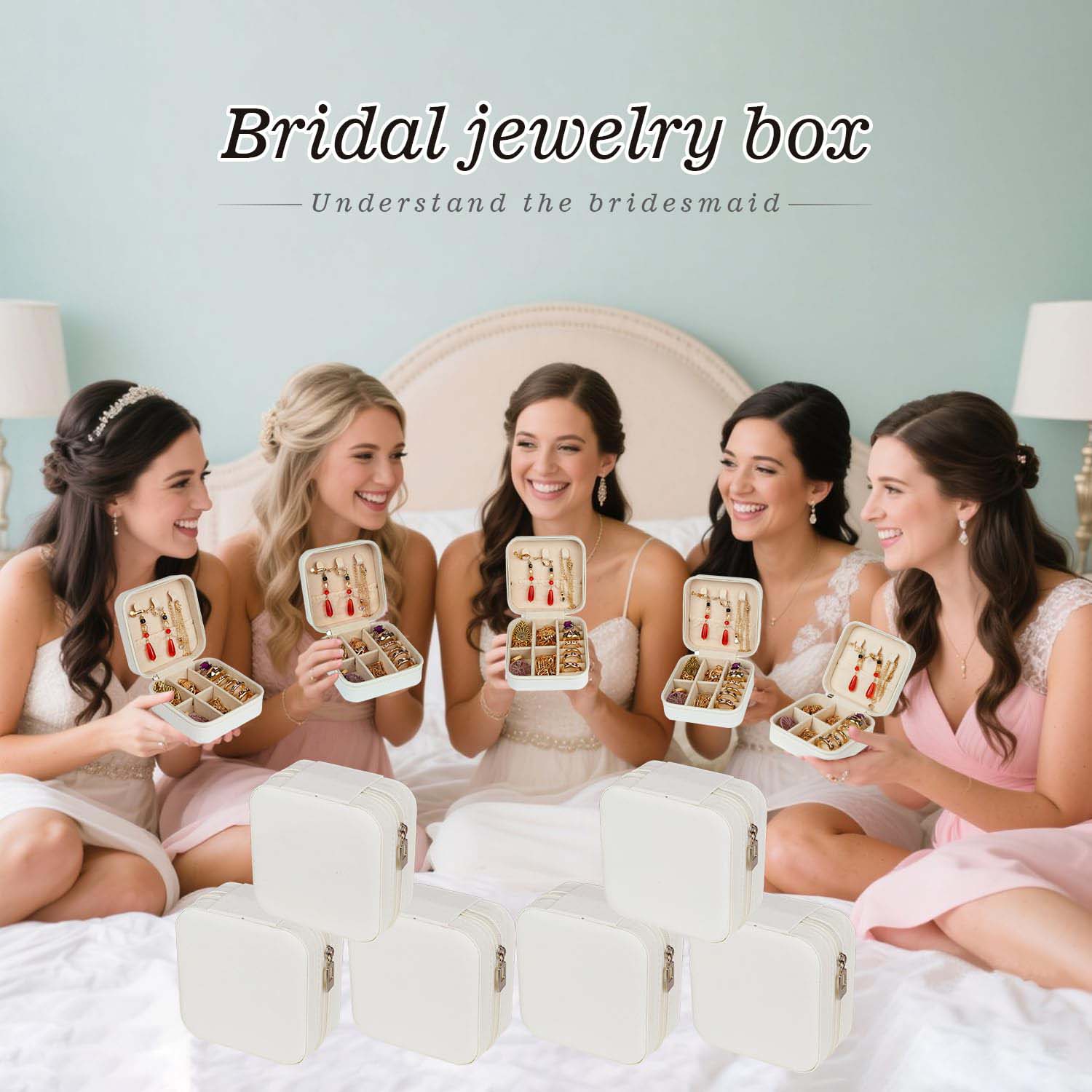 6-50pcs Travel Jewelry Case Br - Wedding Supply List recension och pris