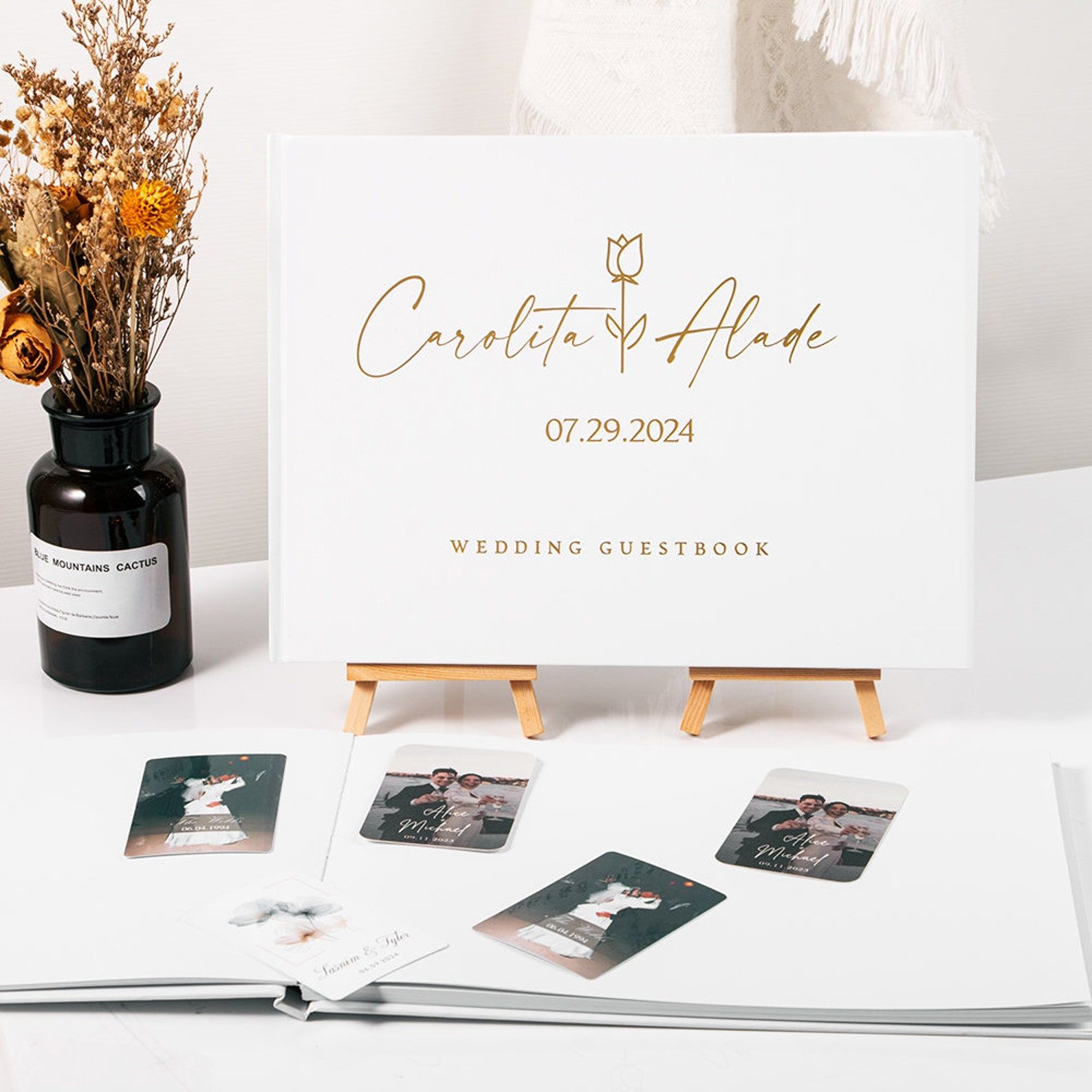 Custom Wedding Guestbook Perso - Wedding Supply List recension och pris